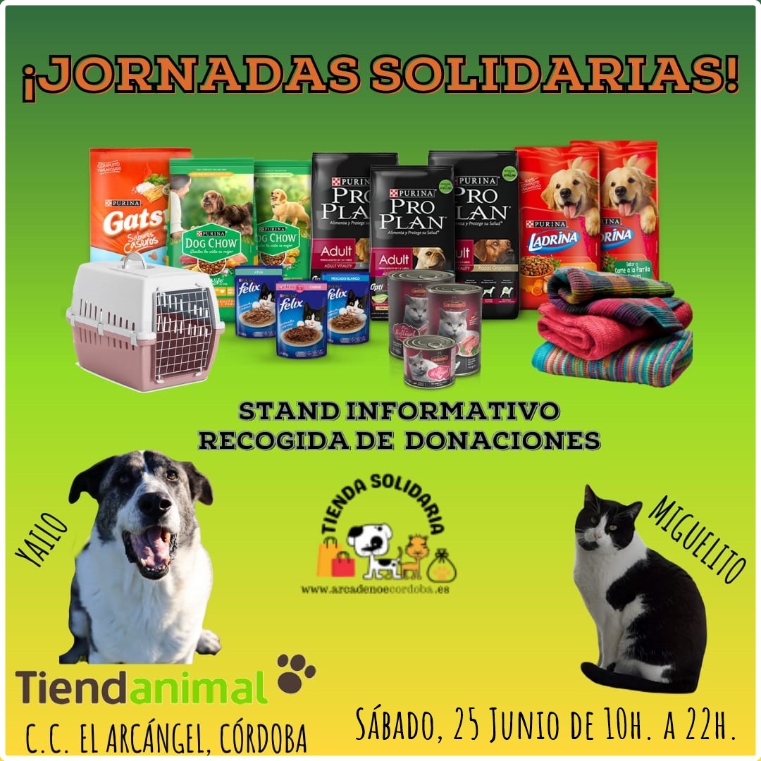 Jornadas Solidarias en TiendAnimal Córdoba